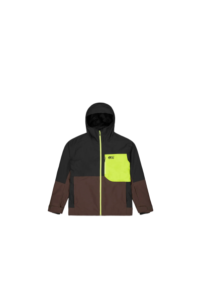 ocation ski snowboard jacket Picture Organic NITRIC JKT-E Chicory Coff Lime Black man by O'rentees