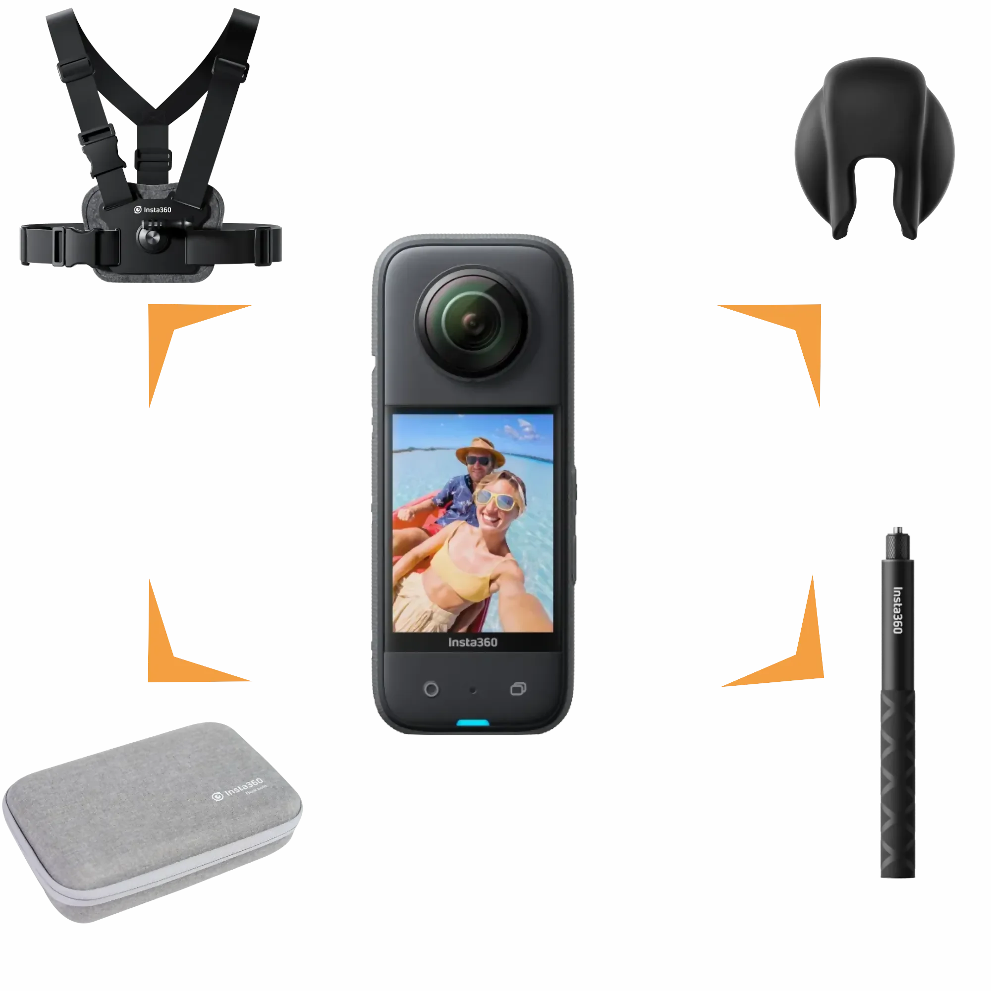 Câmera Insta360 X3 e acessórios 5 location camera action insta360 X3 By Orentees