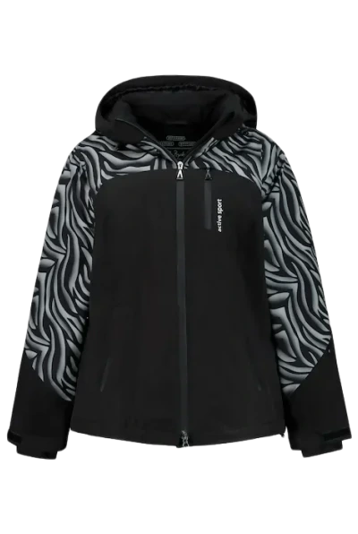 Zebra ski-jas huren in grote maten - Orentees