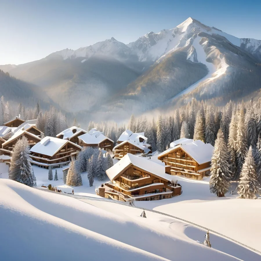 location vetement ski livré au Club Med Les Arcs panorama